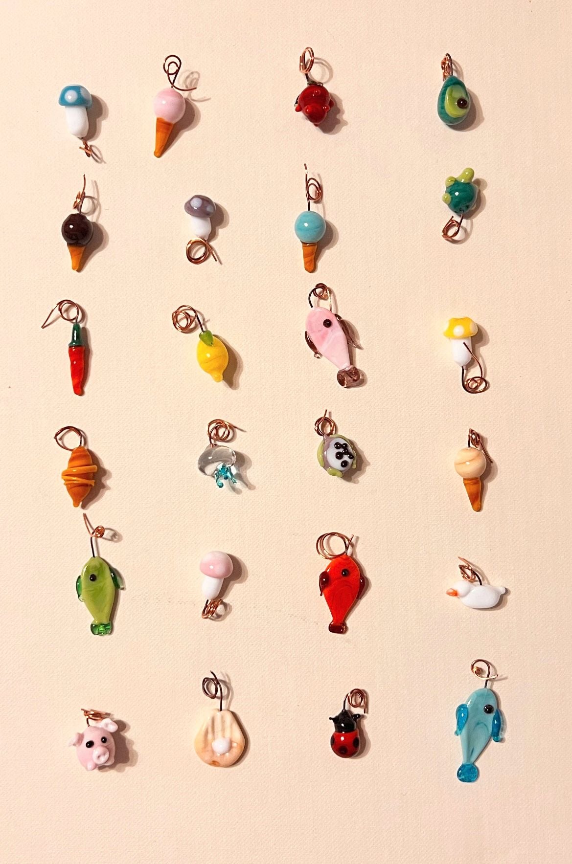 Crea la tua Veneziana - Fruttini Charms in Vetro di Murano