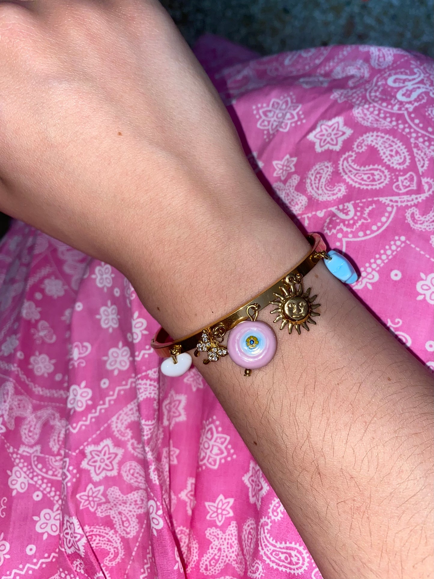 Bracciale Charm Bar #twiggy ORO - 5 charms