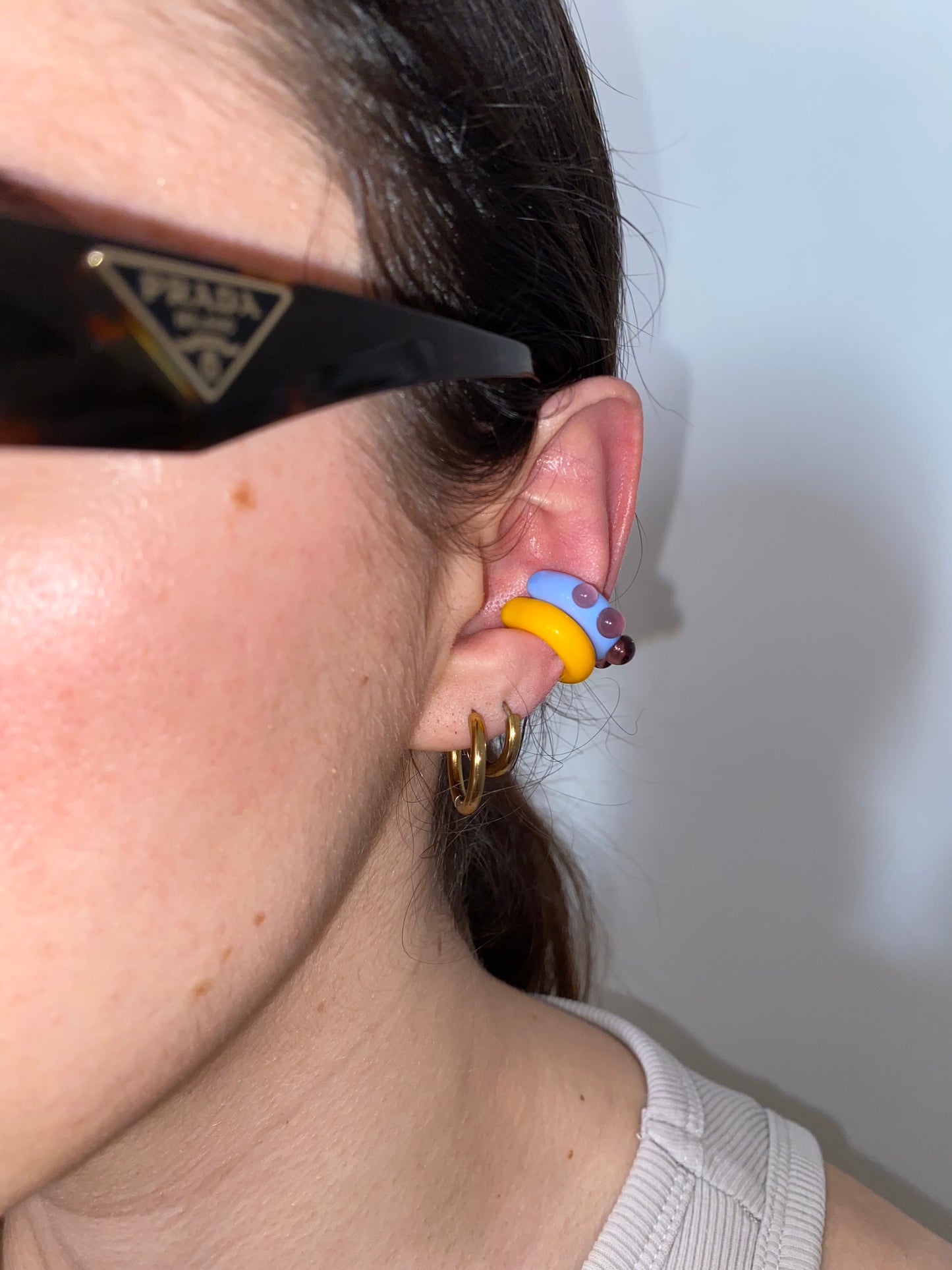 SMALL Earcuffs Babol vetro di Murano