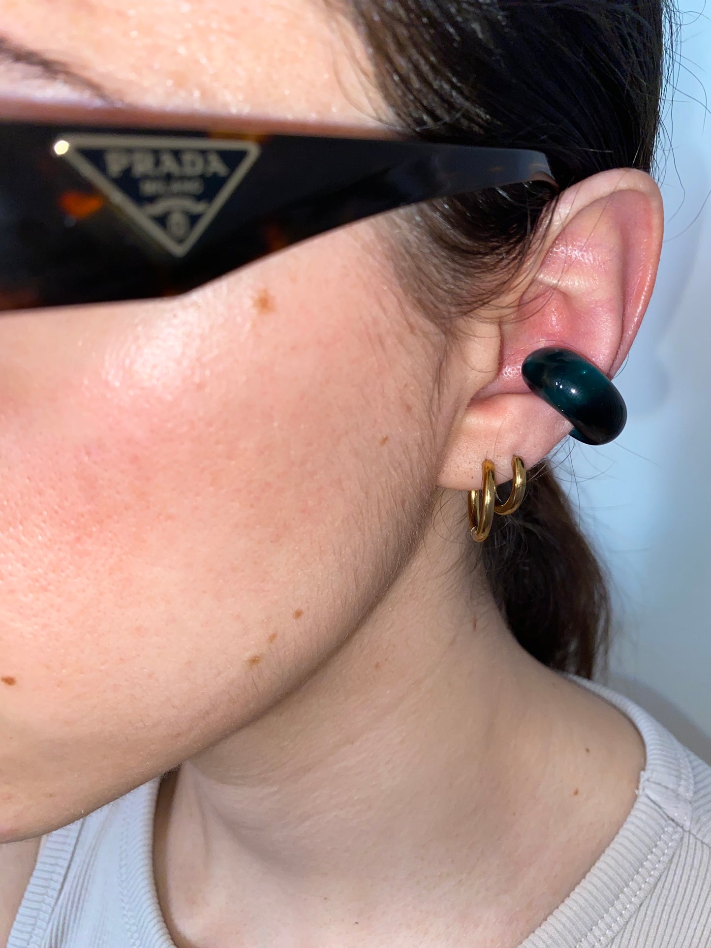 MAXI Earcuffs vetro di Murano