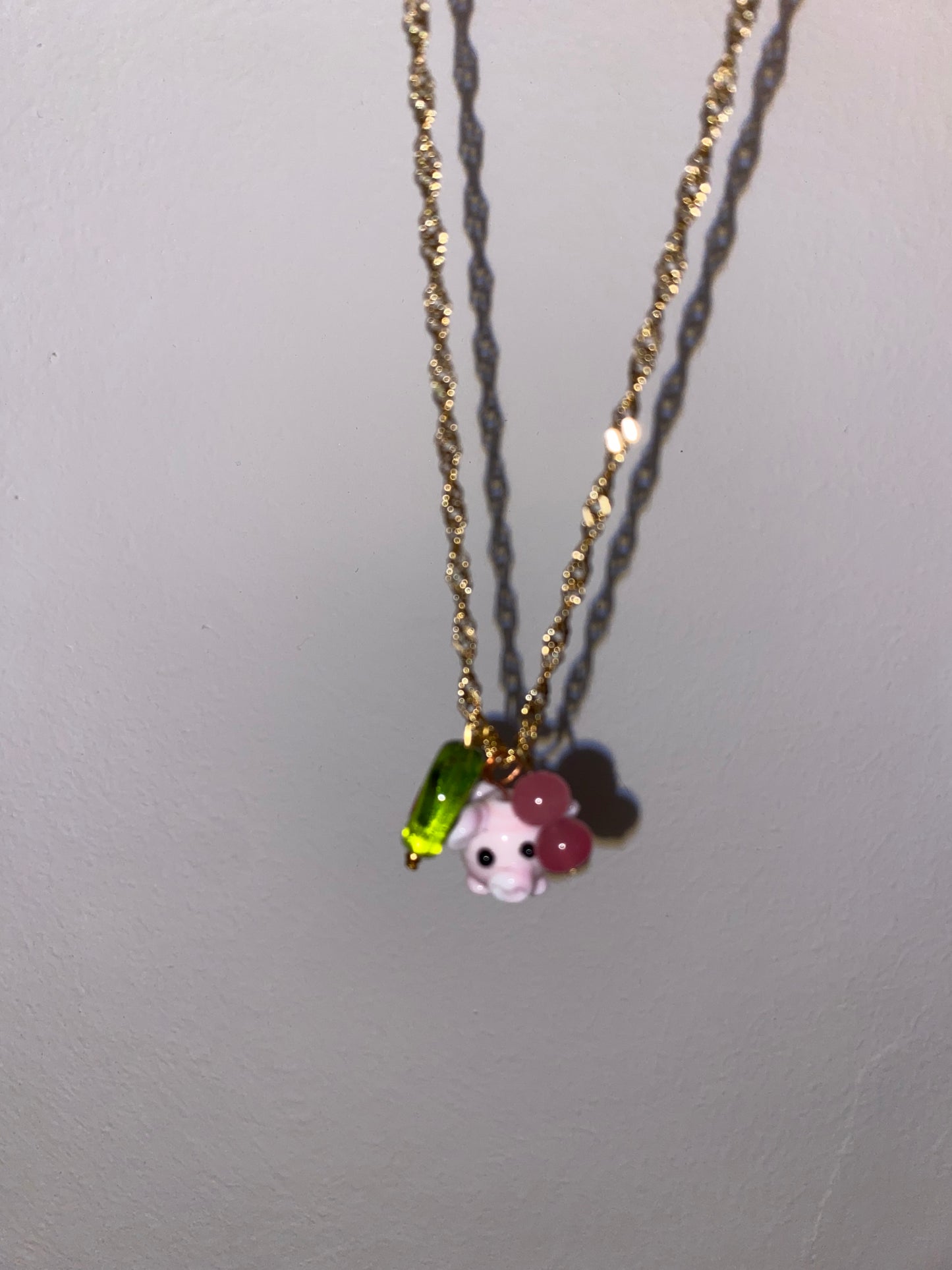Collana Charm Bar #infinito