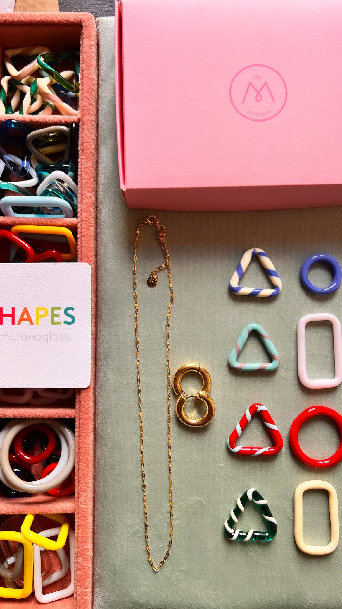 Shapes Gift Box #muranoglass