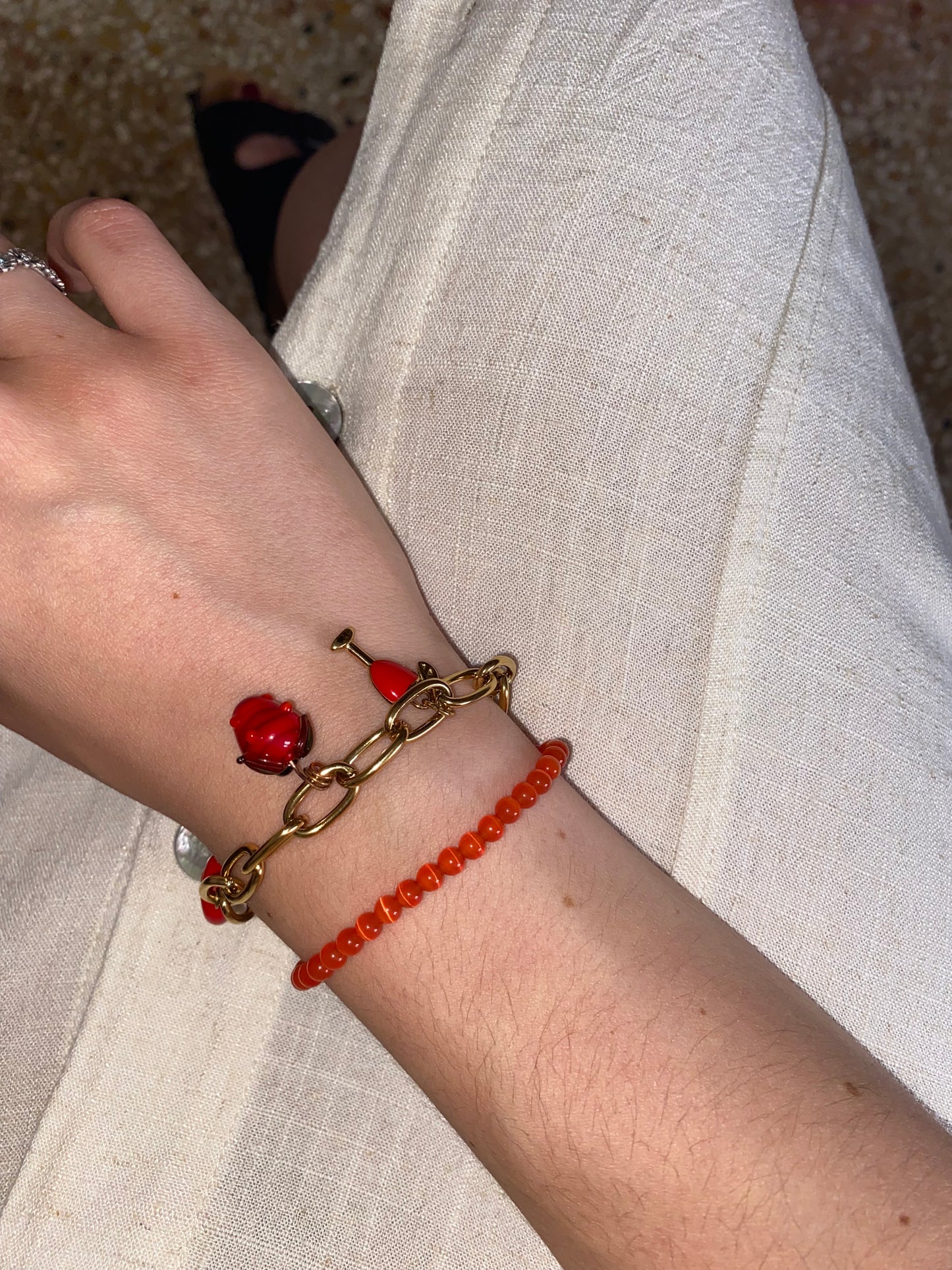 Bracciale Charm Bar #chunky ORO