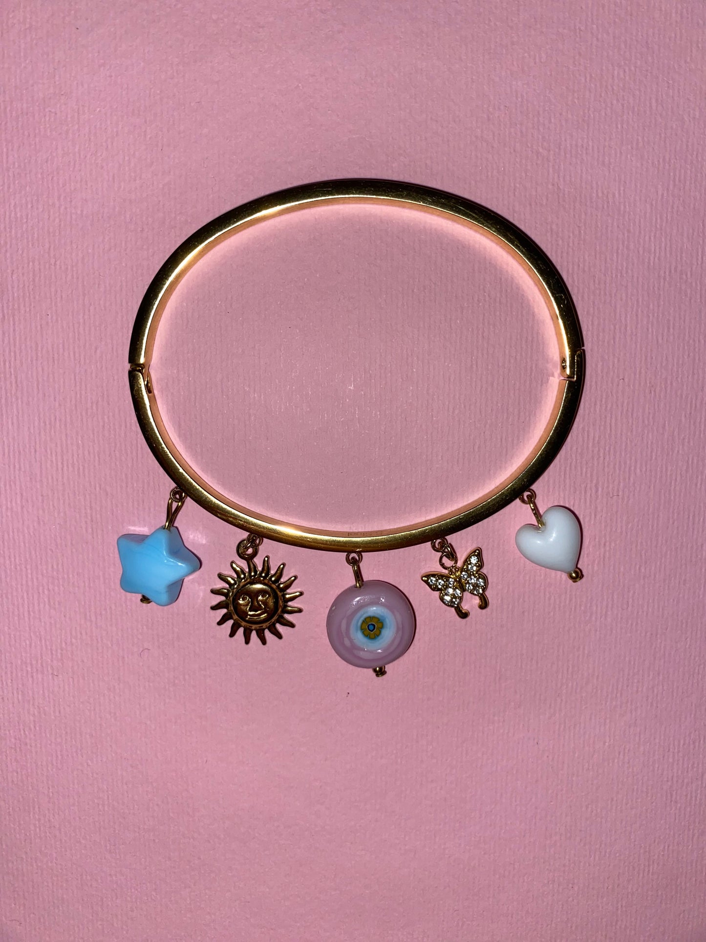 Bracciale Charm Bar #twiggy ORO - 5 charms