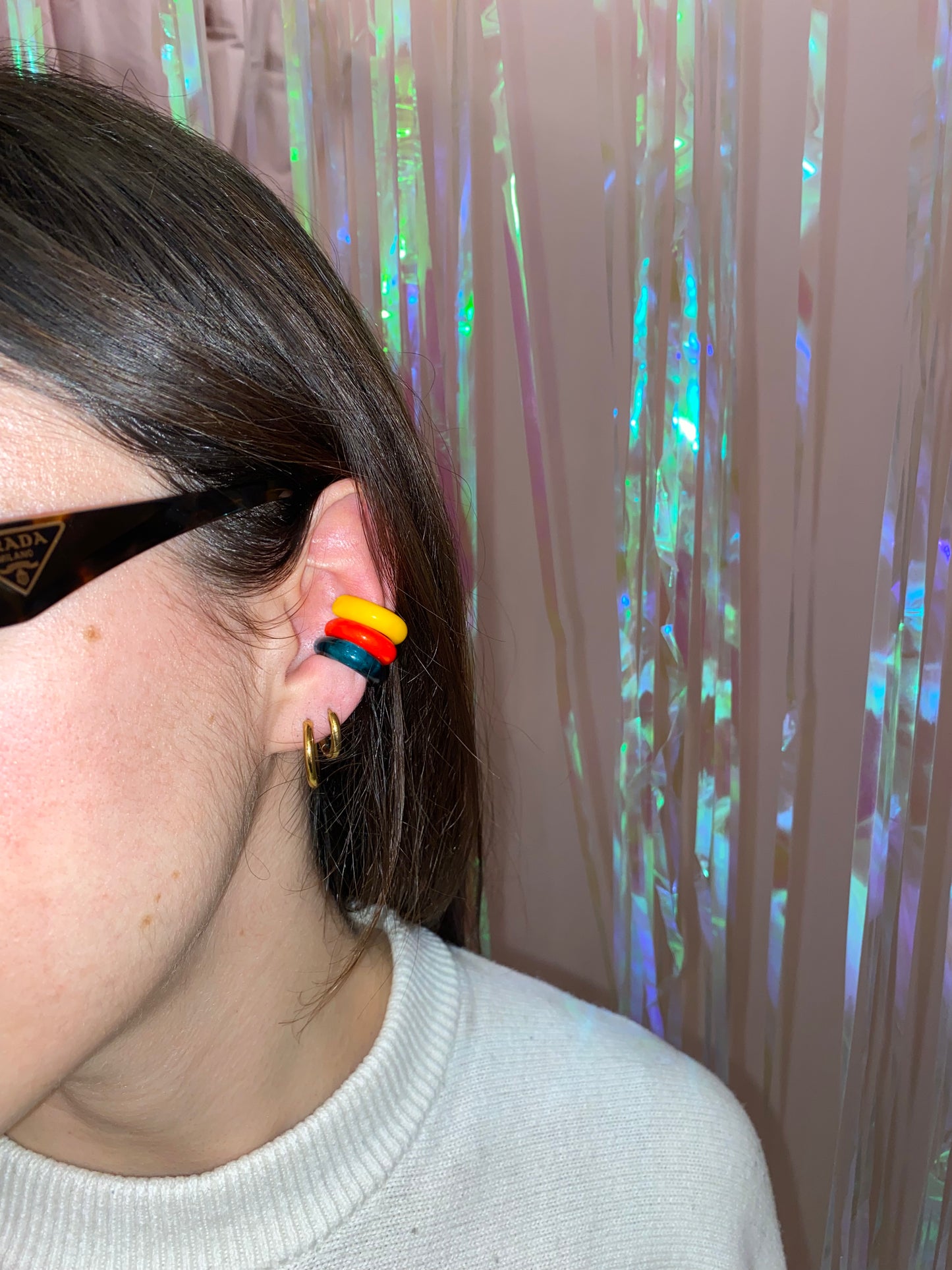 SMALL Earcuffs vetro di Murano