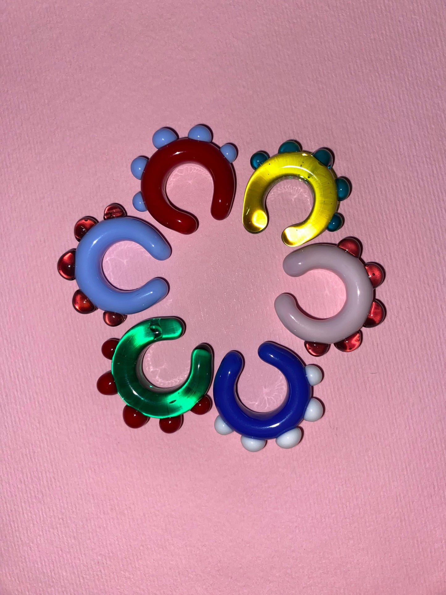 SMALL Earcuffs Babol vetro di Murano