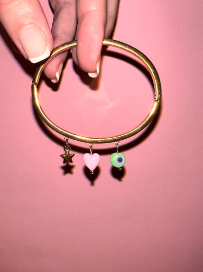 Bracciale Charm Bar #twiggy ORO - 3 charms