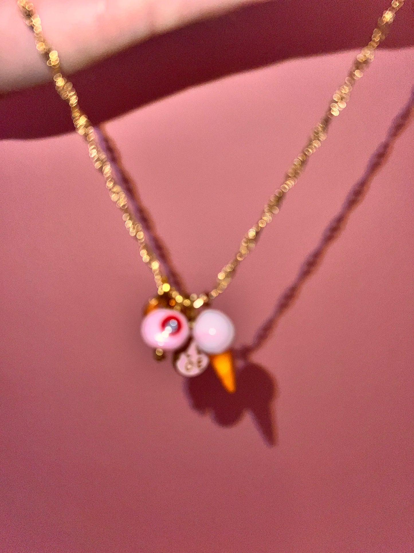 Collana Charm Bar #infinito