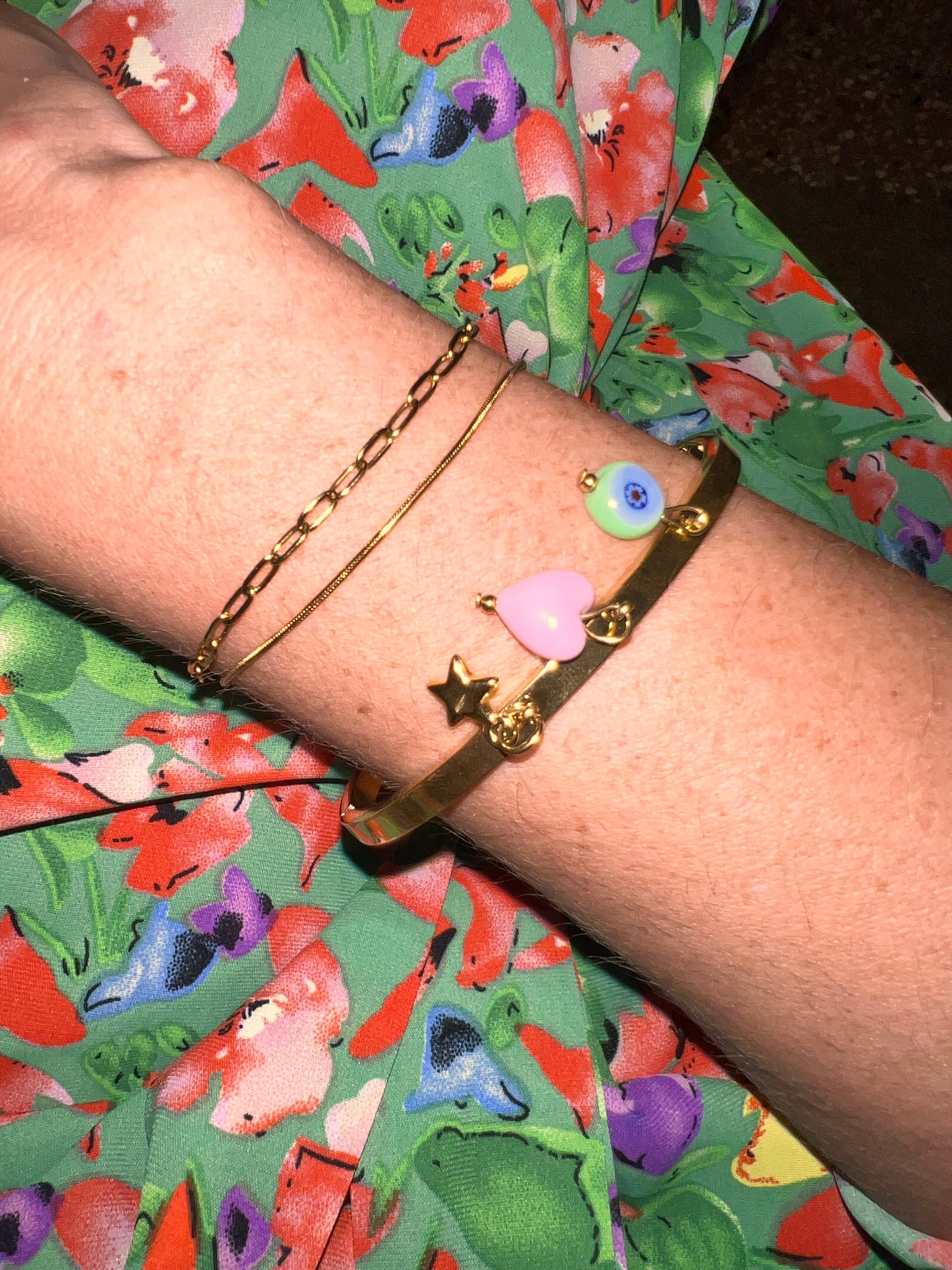 Bracciale Charm Bar #twiggy ORO - 3 charms