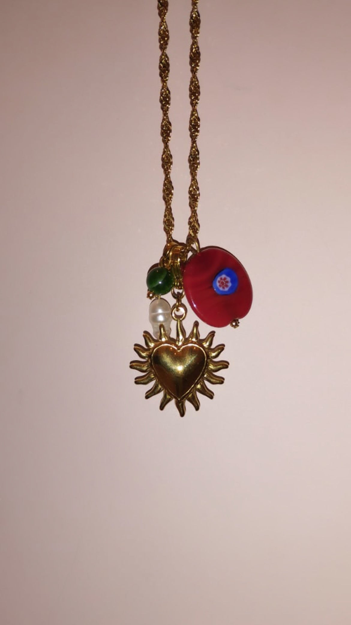 Collana Charm Bar #infinito