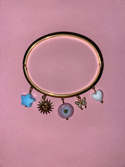 Bracciale Charm Bar #twiggy ORO - 5 charms